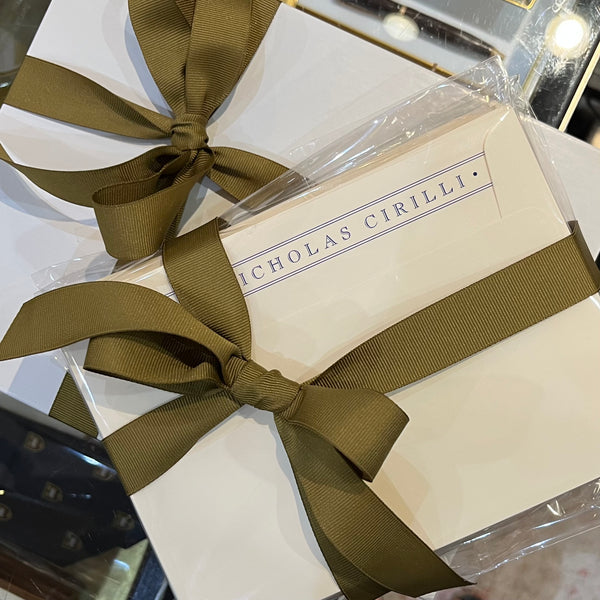 Bespoke Stationery | Kevin Cirilli | Large Correspondence Card & Envelope Sets | Hand Engraved