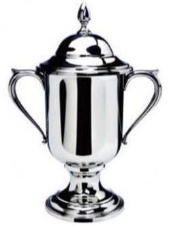 Loving Cup with Lid Award | Pewter | Large | Engraved | Handmade in USA-Paperweight-Sterling-and-Burke