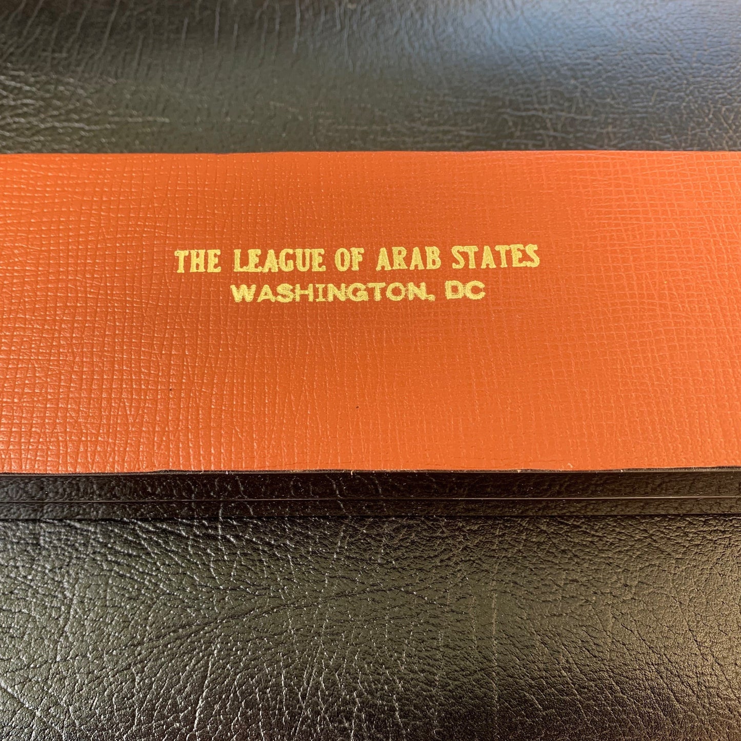 LEAGUE OF ARAB STATES | Gift: Bespoke Writing Instrument Hand Made in USA | Personalized Lacquer Box