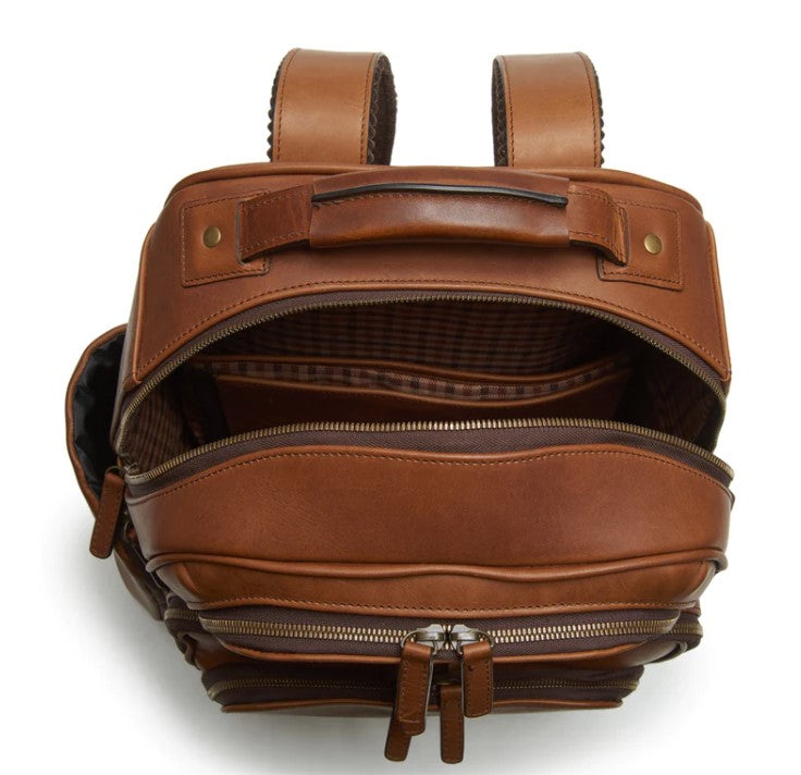 Mason Espresso Brown Leather Leather Backpack | Espresso Brown Leather Backpack  | Made in USA | Korchmar | Z1254ES