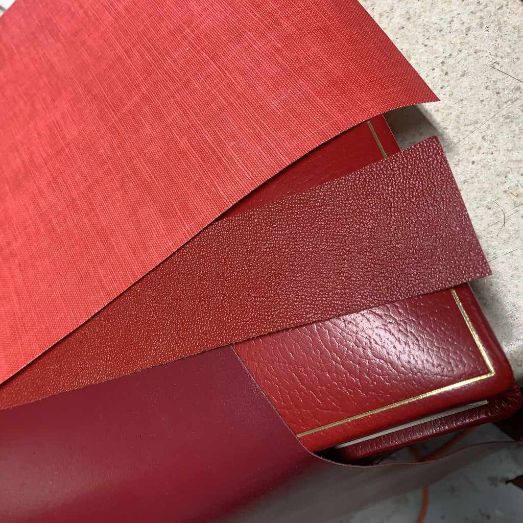 Bespoke Clamshell Archival Box  Leather Custom Box to Fit Special Red –  STUDIO BURKE DC