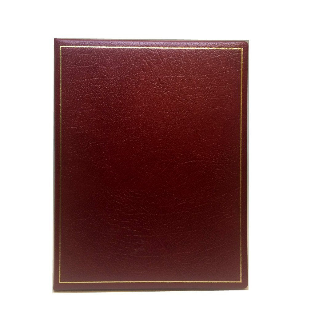 Leather Happy Birthday Guest Book / Notebook / Memory Book | Superior Quality | Classic Luxury | 9 by 7 Inches | Blank Pages | Charing Cross-Notebooks-Sterling-and-Burke