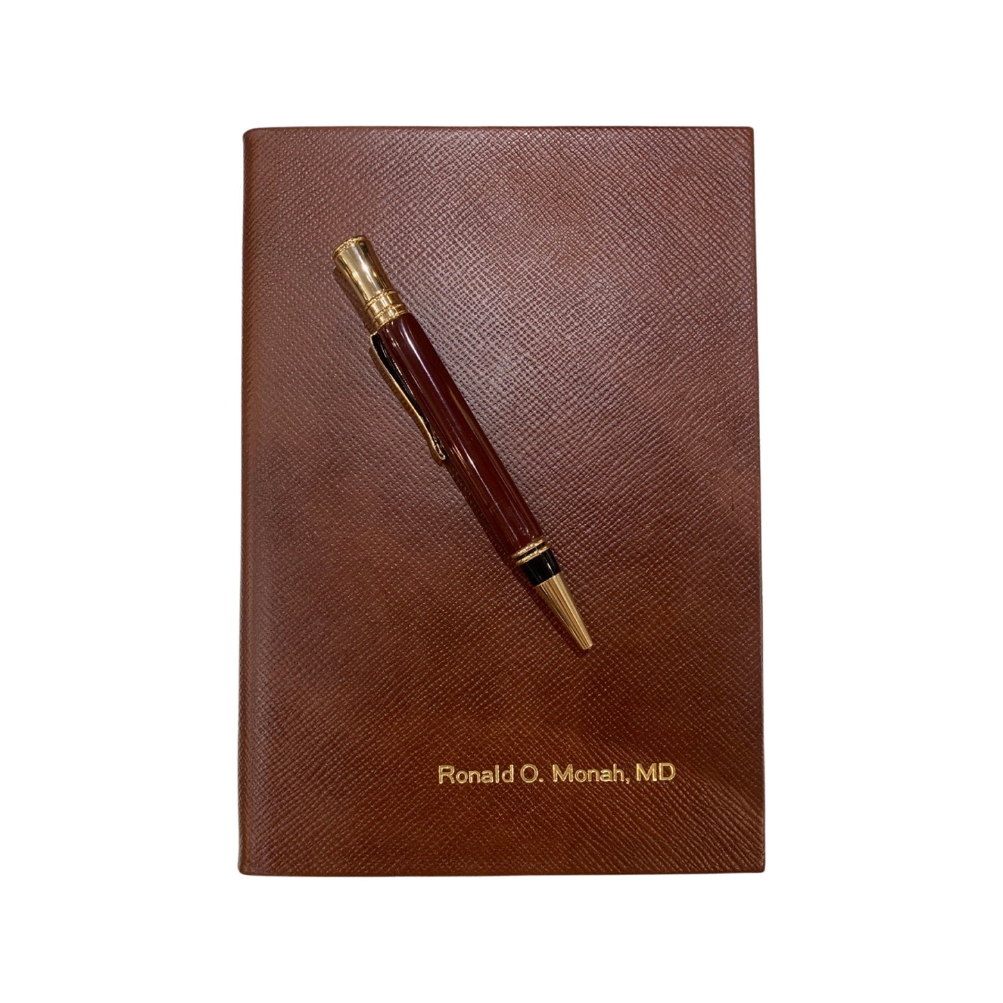 Charing Cross Custom Diary | 2025 Desk Planner Agenda Book and Journal | Custom Leather Binding | 8 by 6" | Desk Agenda | D186S