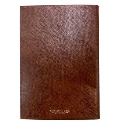 Charing Cross Custom Diary | 2025 Desk Planner Agenda Book and Journal | Custom Leather Binding | 8 by 6" | Desk Agenda | D186S