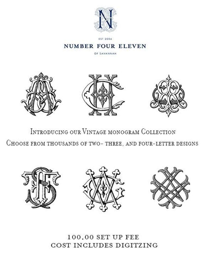 The Wren Press | Monogram Samples | Hand Engraved Stationery and Invitations | Elegant Monogram Examples-Stationery-Sterling-and-Burke