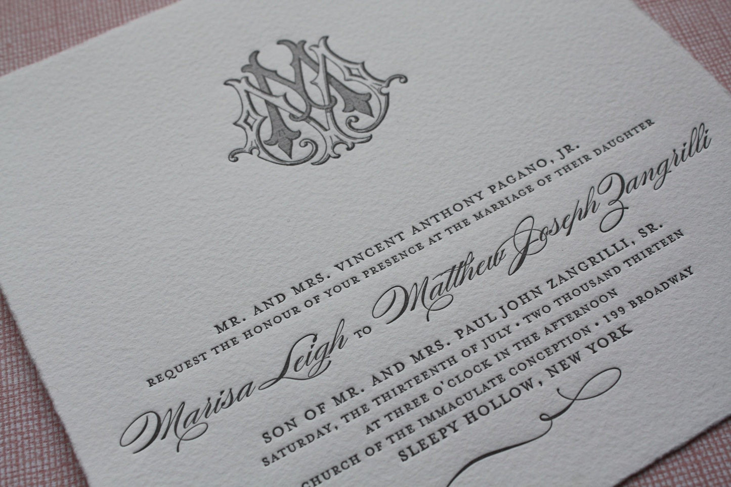The Wren Press | Monogram Samples | Hand Engraved Stationery and Invitations | Elegant Monogram Examples-Stationery-Sterling-and-Burke