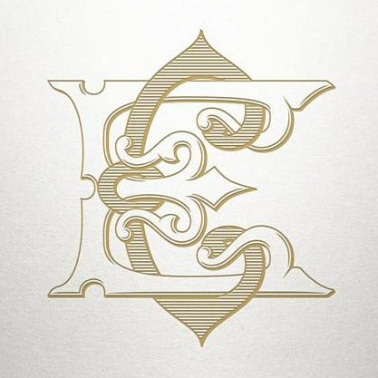 Bespoke Monogram Samples | Custom Victorian Monograms | Hand Engraved Stationery and Invitations | Elegant Monogram Examples-Stationery-Sterling-and-Burke