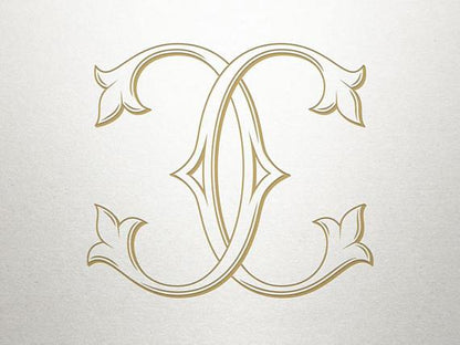 The Wren Press | Monogram Samples | Hand Engraved Stationery and Invitations | Elegant Monogram Examples-Stationery-Sterling-and-Burke