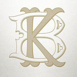 Bespoke Monogram Samples | Custom Victorian Monograms | Hand Engraved Stationery and Invitations | Elegant Monogram Examples-Stationery-Sterling-and-Burke