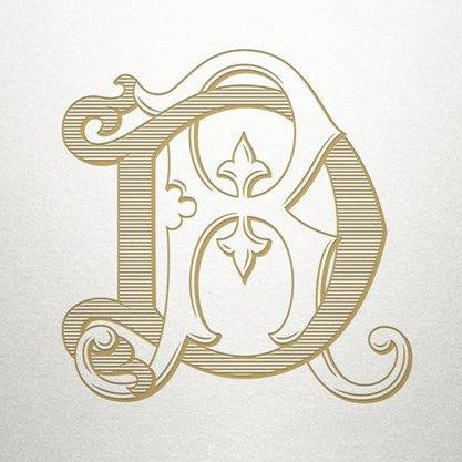 Bespoke Monogram Samples | Custom Victorian Monograms | Hand Engraved Stationery and Invitations | Elegant Monogram Examples-Stationery-Sterling-and-Burke