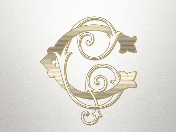 The Wren Press | Monogram Samples | Hand Engraved Stationery and Invitations | Elegant Monogram Examples-Stationery-Sterling-and-Burke