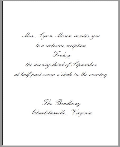 Bespoke Stationery | Mumford Wedding | Friday Event Invitation | 200 Cards | Hand Engraved
