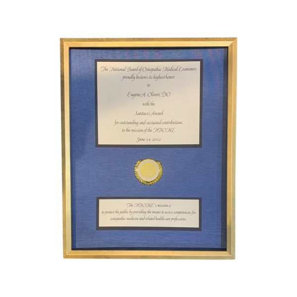 2022 Bespoke Awards for NBOME | PROOFS | SUGGESTIONS | June 2022