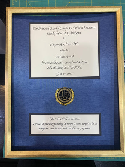2022 Bespoke Awards for NBOME | PROOFS | SUGGESTIONS | June 2022