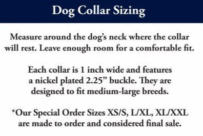 Needlepoint Dog Collar | Custom Size | US Flag Patriotic Collection | American Flag Needlepoint Dog Collar