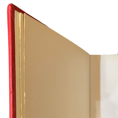 Leatherbound Photo Album | Embossed Calf Leather | Thick Pages | 10" x 12" | Horizontal | No.PA3A