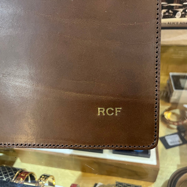 " Personalization Initials - Customer's Product: R C F - Gold Stamp