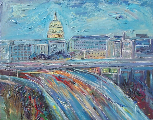 Special Commission | Original Oil and Acrylic Painting on Canvas | Custom Message | Unique Gift of Art