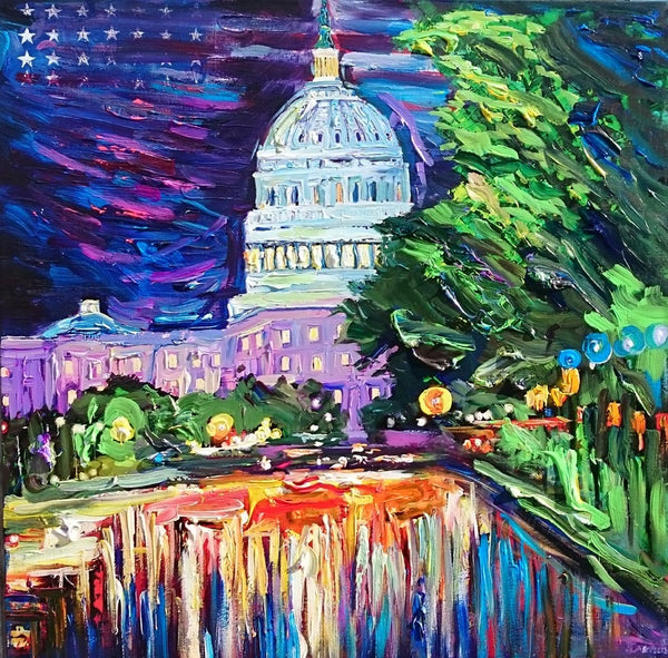 Special Commission | Original Oil and Acrylic Painting on Canvas | Custom Message | Unique Gift of Art