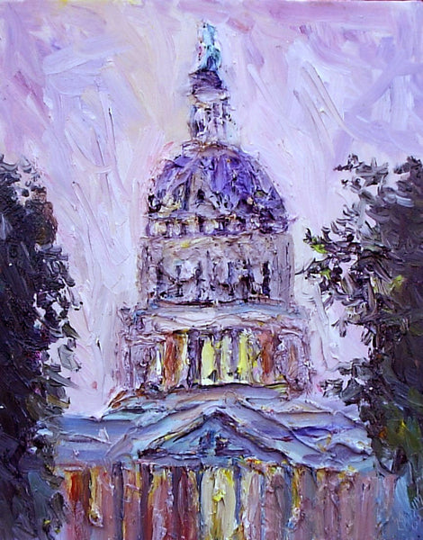 Special Commission | Original Oil and Acrylic Painting on Canvas | Custom Message | Unique Gift of Art