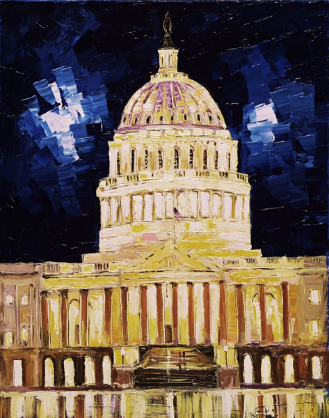 Special Commission | Original Oil and Acrylic Painting on Canvas | Custom Message | Unique Gift of Art