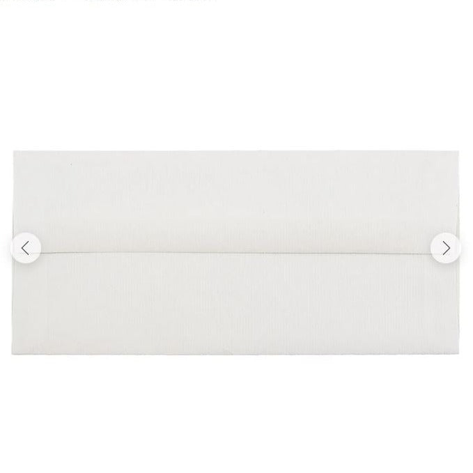 Embassy of Bahrain | Current Paper and New Paper for Consideration | White Classic Laid Paper | Sample Box of Blank Sheets and Envelopes