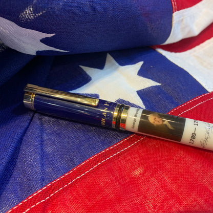 Bespoke Luxury Pens | Patriotic American Fountain Pen | THE GEORGE WASHINGTON FOUNTAIN PEN