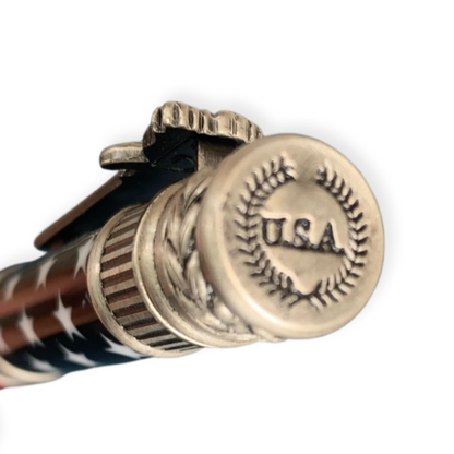 AFFN Gift | Bespoke Luxury Pens | Patriotic American Flag Ball Point Pen | Custom Presentation Box
