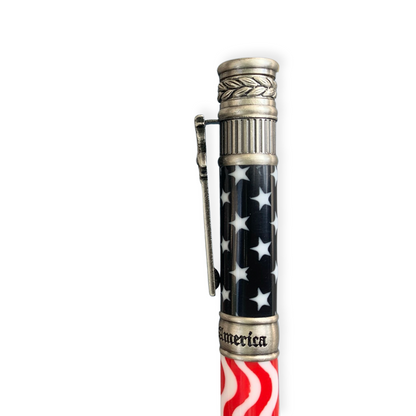 Bespoke Luxury Pens | Patriotic American Flag Ball Point Pen | THE AMERICAN FLAG BALL POINT PEN