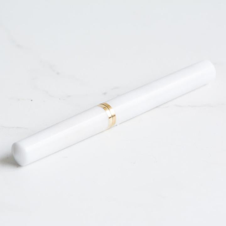 GOLD STAR GIFT No.1: Marble and Brass Writing Instrument with Pen Rest