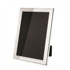Pewter Frame | 8 by 10 inches | Classic Picture Frame | Thin Border Frame | Made in USA-Picture Frame-Sterling-and-Burke