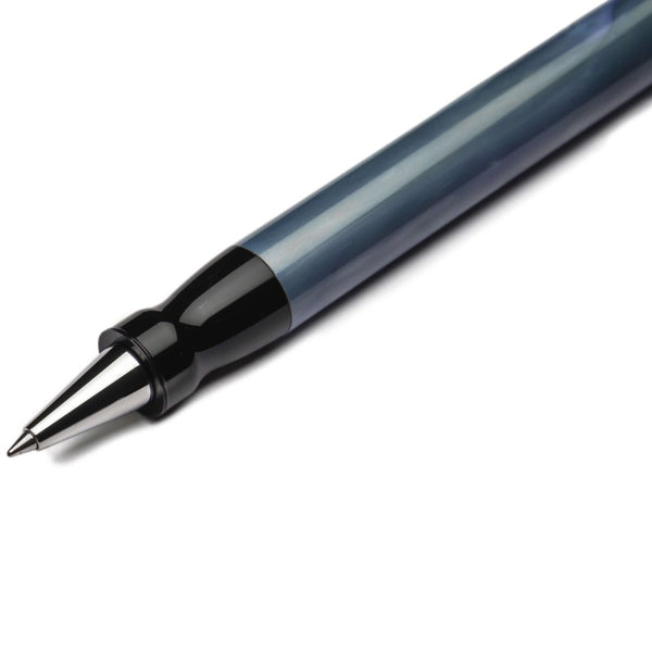 Pineider Pens | Full Metal Jacket Movie Roller Ball Pen | Light Blue / Sugar Paper Pen with Palladium (Silver) Trim  | 5.5" Length