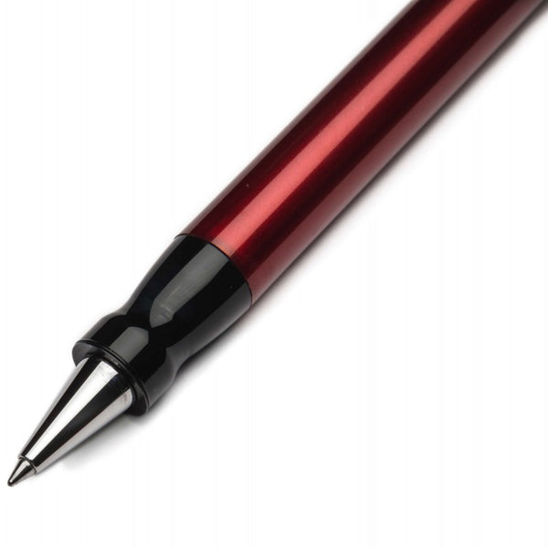 Pineider Pens | Full Metal Jacket Movie Roller Ball Pen | Republican Red Pen with Palladium (Silver) Trim  | 5.5" Length