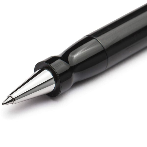 Pineider Pens | Full Metal Jacket Movie Roller Ball Pen | Democratic Blue Pen with Palladium (Silver) Trim  | 5.5" Length