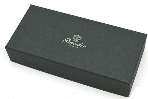Pineider Pens | Full Metal Jacket Movie BALL POINT PEN | Dark GREY Pen with Palladium (Silver) Trim  | 5.5" Length
