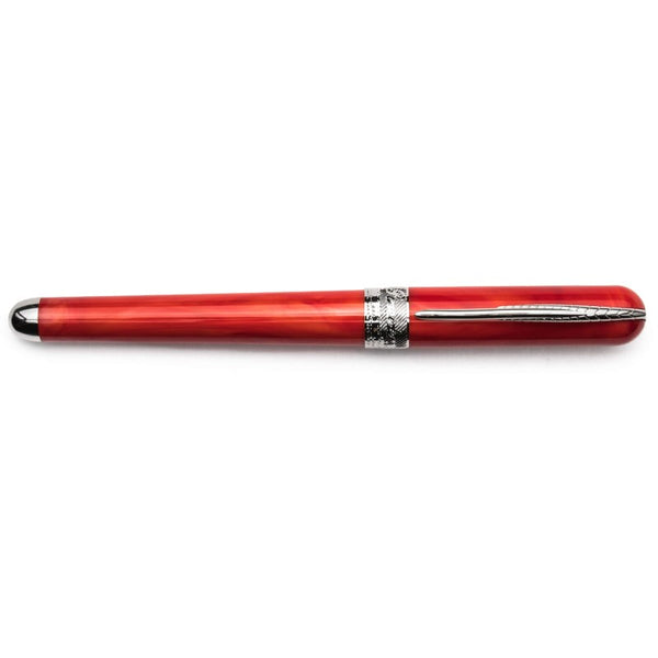 Pineider Pens | Avatar UR Fountain Pen |  Raice Bronze Body with Palladium (Silver) Trim and a Steel Nib | 5 7/8" Length Capped