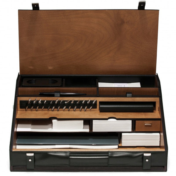 Pineider Travel Desk | Bespoke Luxury | Finest Calf Leather Travel Desk | Made in Italy
