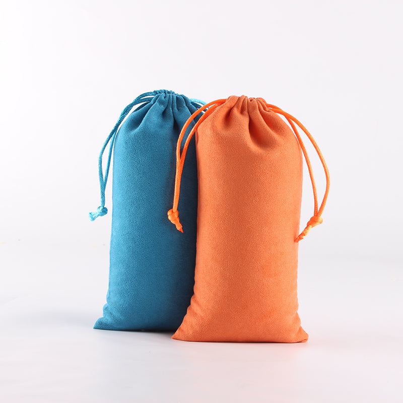 Small Pouch | Suede or Suede Like Fabric Pouch | 7 by 5 to 8 by 6 inches | Studio Burke Ltd