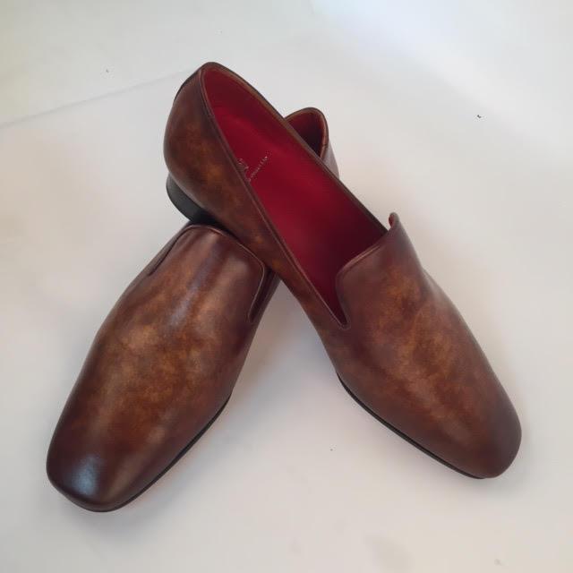 Custom Prince Albert Men's Slipper Shoes | All Leather Shoes | Handcrafted | Highest Quality | Sterling and Burke-Bespoke Shoes-Sterling-and-Burke