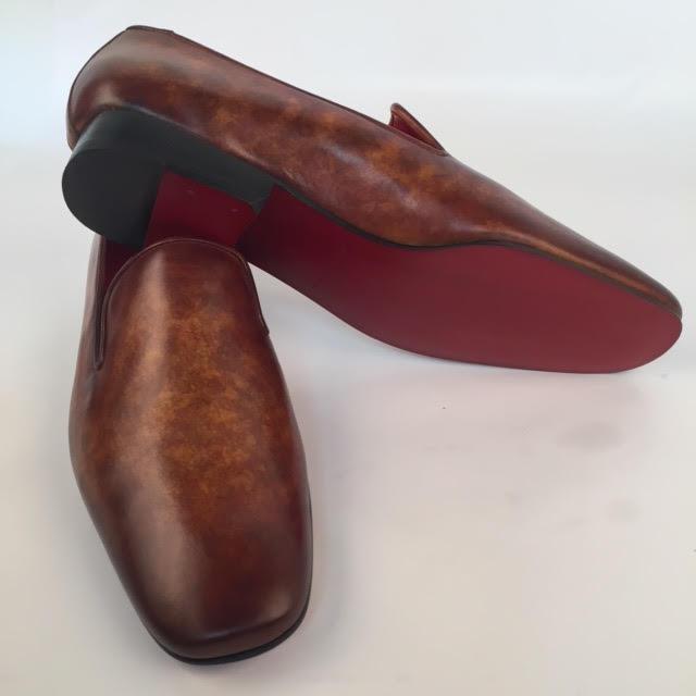 Custom Prince Albert Men's Slipper Shoes | All Leather Shoes | Handcrafted | Highest Quality | Sterling and Burke-Bespoke Shoes-Sterling-and-Burke