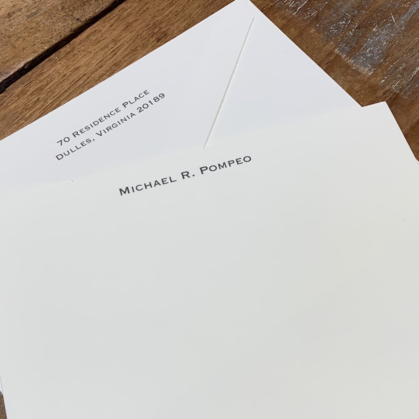 Gilbert Bespoke Stationery | Extra Large Correspondence Cards with Envelopes | Printing on Correspondence Cards and Blank Envelope Flap | Off Set Printing