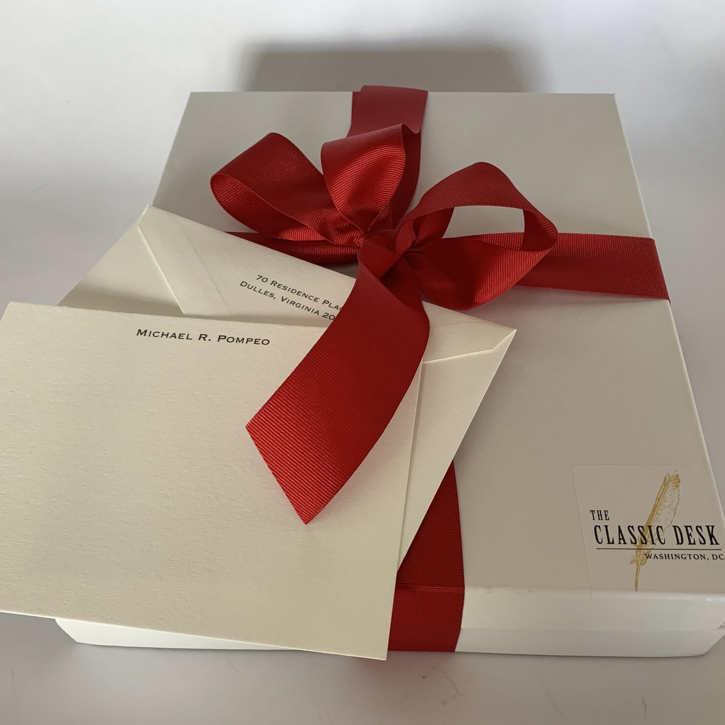 Gilbert Bespoke Stationery | Extra Large Correspondence Cards with Envelopes | Printing on Correspondence Cards and Blank Envelope Flap | Off Set Printing