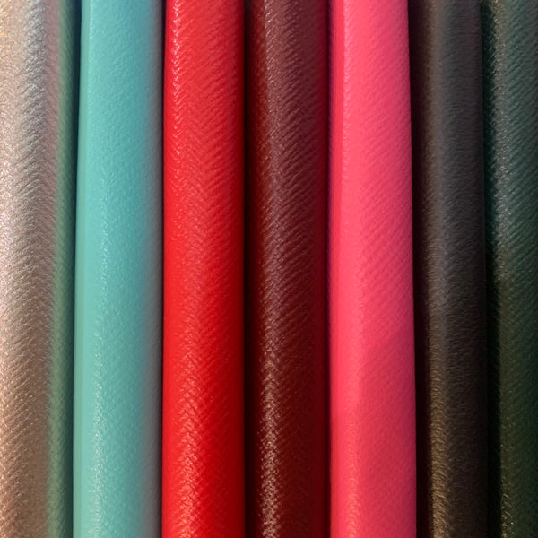 Refillable Notebook | 8 by 6 inch | Crossgrain Leather | Silk Lining | Made in England