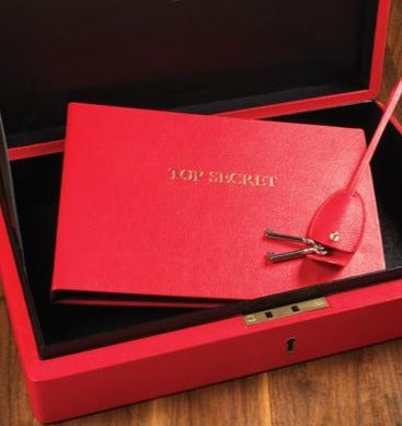 Despatch Red Leather Box | Custom British Dispatch Box | Bespoke Production | Made in England