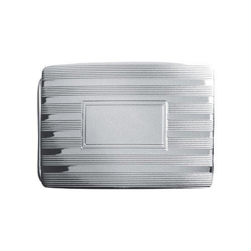 Belt Buckle | Etched Rhodium Over Sterling Silver Buckle | Available for 1 3/16 Inch Belt Straps | Made in USA-Belt Buckle-Sterling-and-Burke