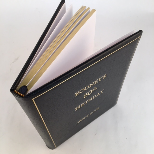 Personalized Guest Book / Notebook / Memory Book | Superior Quality | Classic Luxury | 9 by 7 Inches | Blank Pages | Charing Cross-Notebooks-Sterling-and-Burke