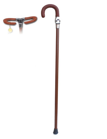 Super Crook Standard | Seat Stick / Shooting Stick / Walking Stick | Fixed Height Height With Rubber Tip | Made in England-Seat Stick-Sterling-and-Burke