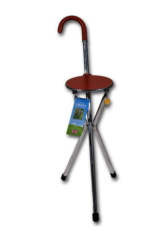 Seat Stick | Tripod Seat Stick / Walking Stick | Tripod Chair Stick | Seat Stick | Made in England-Seat Stick-Sterling-and-Burke