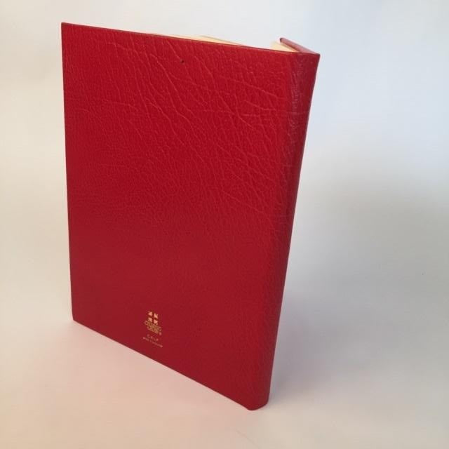 Leather Secret Agent Note Book | Top Secret 8 by 6 inches | Blank Pages | Made in England | Charing Cross-Titled Notebooks-Sterling-and-Burke