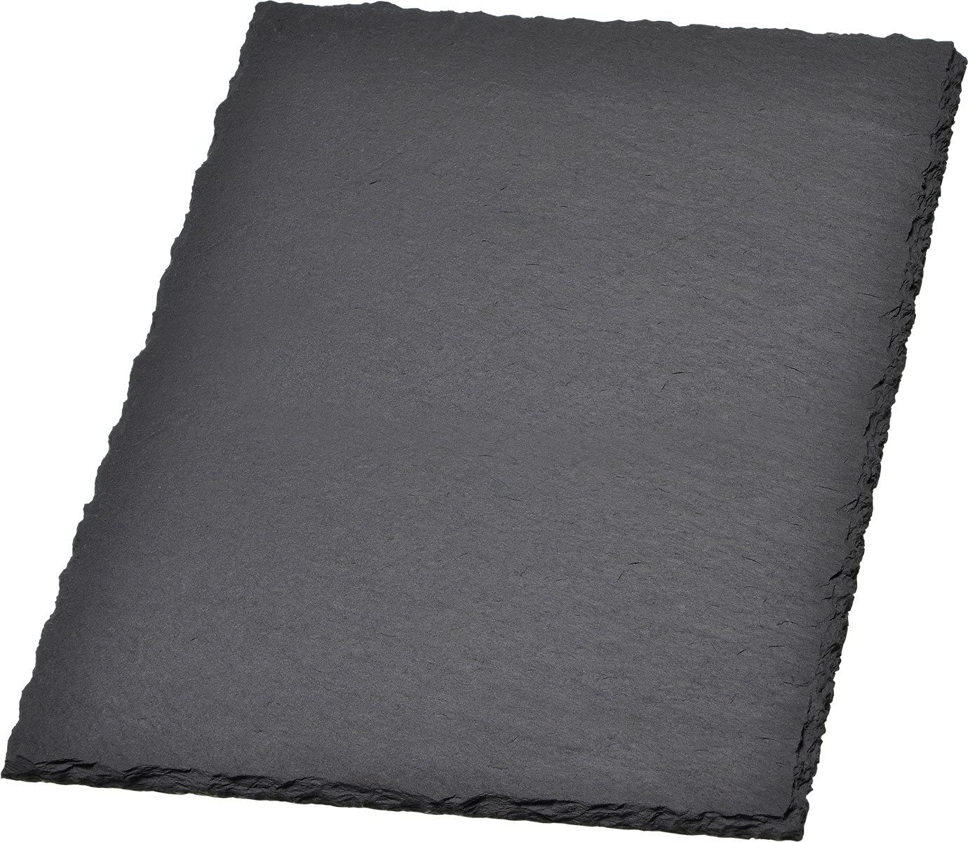 Natural Slate Tray, Slate Cutting Board, Slate Base | Engraved, Etched, Sand Blasting Logo and Message | 10 by 12 Inches